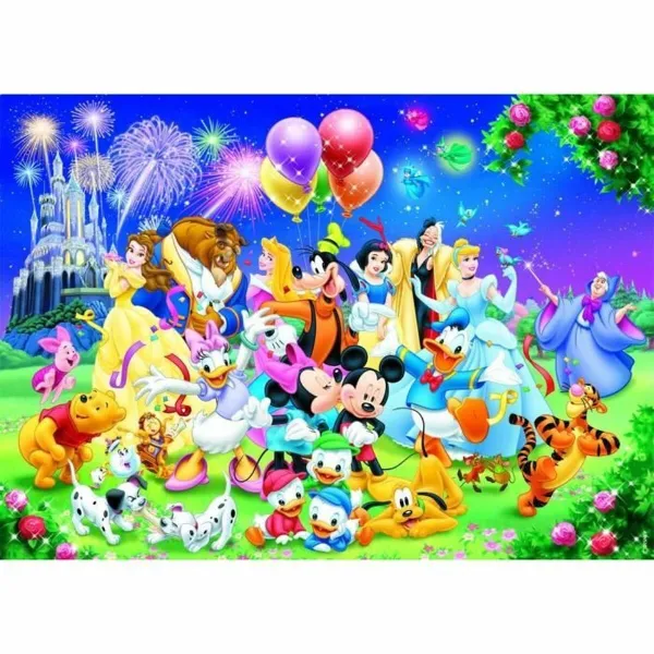 Puzle un domino komplekts Ravensburger The Disney Family 70 x 50 cm 1000 Daudzums