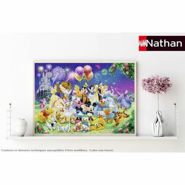 Puzle un domino komplekts Ravensburger The Disney Family 70 x 50 cm 1000 Daudzums