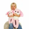 Pūkaina Rotaļlieta Gipsy Toys Leggies Rozā Rose