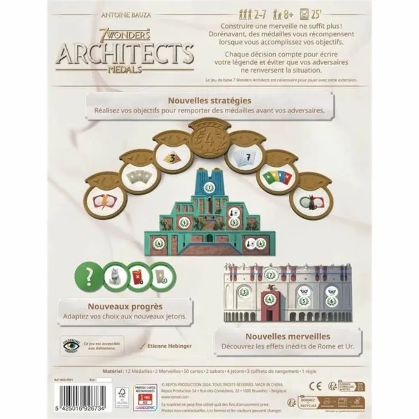 Lautapeli Asmodee 7 Wonders : Architects
