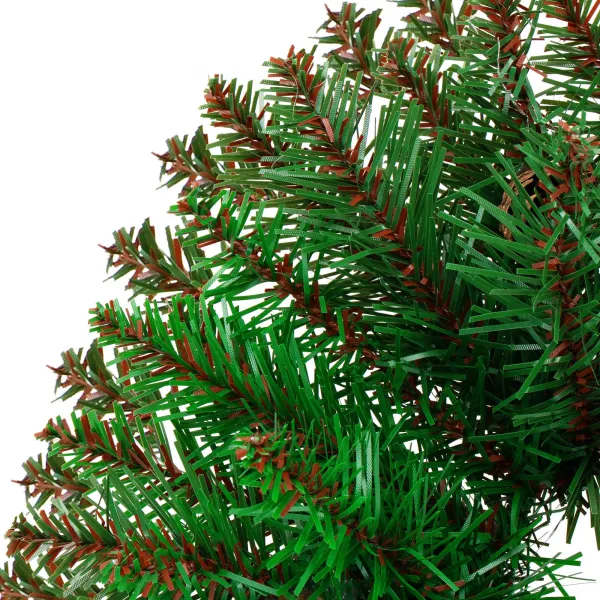 Ziemassvētku vainags Springos CA1439, vainags durvīm 45 cm mākslīgā dekorācija ar čiekuriem, zaļš