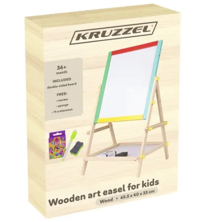 Kruzzel divpusēja koka tāfele