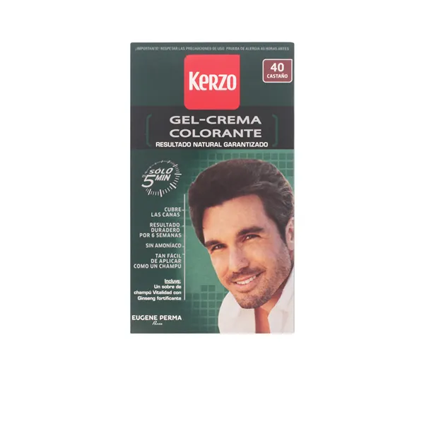 Kerzo Dye For Man Cream Gel Light Brown