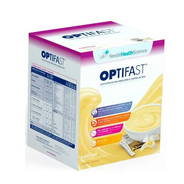 Optifast Natillas Sabor Vainilla 9 Sobres