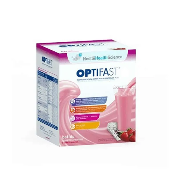 Optifast Batido Sabor Fresa 9 Sobres 