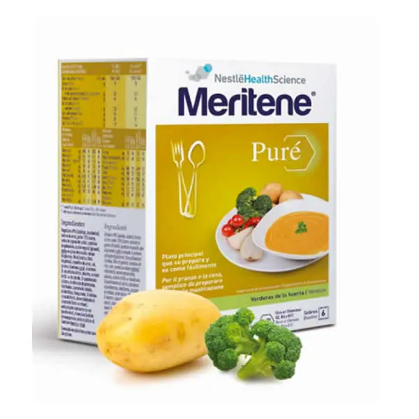 Meritene Puré Verduras De La Huerta 6 Sobres