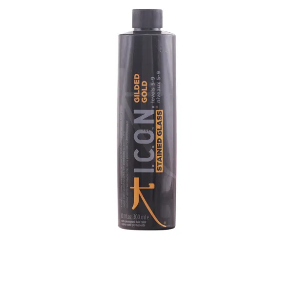 Icon Stained Glass Semi Permanent Hair Color Gilded Gold 300ml