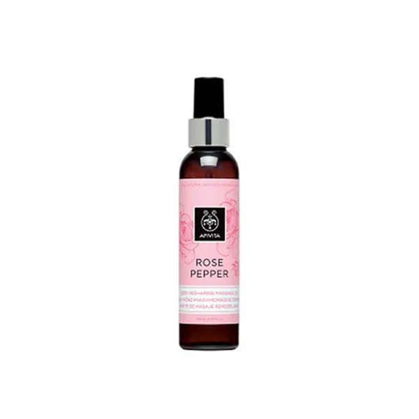 Apivita Rose Pepper Reshaping Massage Oil 150ml