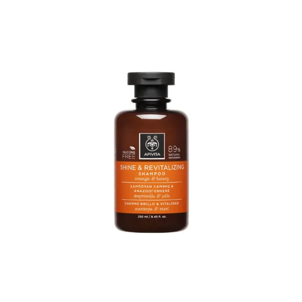 Apivita Shine And Revitalizing Shampoo With Orange And Honey 250ml