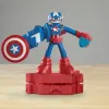 Пластилиновая игра Play-Doh Capitán América Set Stamper Shield Разноцветный