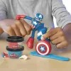 Пластилиновая игра Play-Doh Capitán América Set Stamper Shield Разноцветный