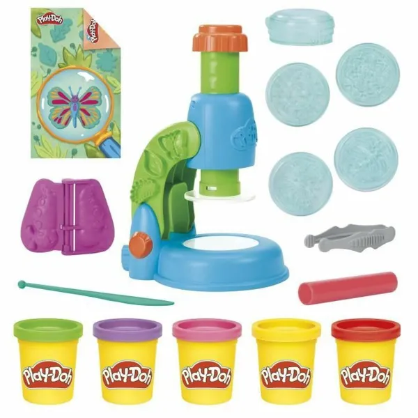 Modelēšanas Māla Spēle Play-Doh Mi Pequeño Microscopio Dzeltens