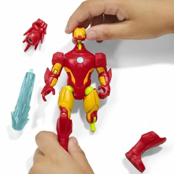 Figuuri, jossa liikkuvat raajat Hasbro MixMashers Iron Man