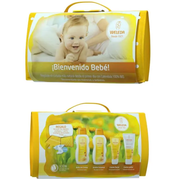 Weleda Baby Calendula Cream Bath 200ml Set 5 Pieces 