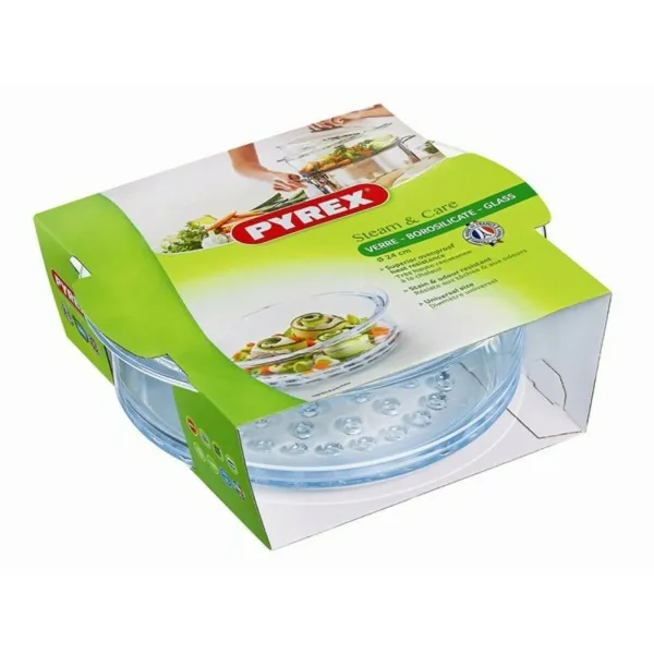 Orkaitės Indas Pyrex Steam&Care Skaidrus stiklas