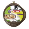 Pitsavorm Pyrex Pruun Must Metall