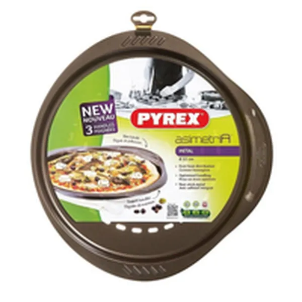 Picas Veidne Pyrex Brūns Melns Metāls