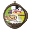 Pitsavorm Pyrex Pruun Must Metall