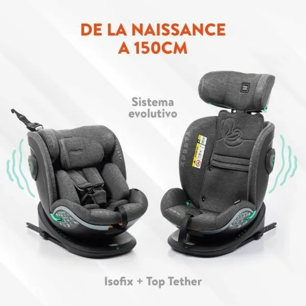 Auto Krēsls Babyauto XPERTA GREY DOBBY Pelēks 0 (de 0 a 10 kilos) I (9 - 18 kg) II (15-25 kg) III (22 - 36 kg) Bērnu ECE R129