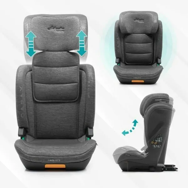 Auto Krēsls Babyauto CAPAX BLACK LINE Melns II (15-25 kg) III (22 - 36 kg) Bērnu ECE R129