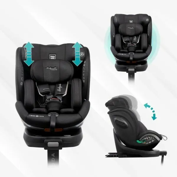 Auto Krēsls Babyauto SCUDDA GREY DOBBY Pelēks 0 (de 0 a 10 kilos) 0+ (de 0 a 13 kilos) I (9 - 18 kg) II (15-25 kg) III (22 - 36 
