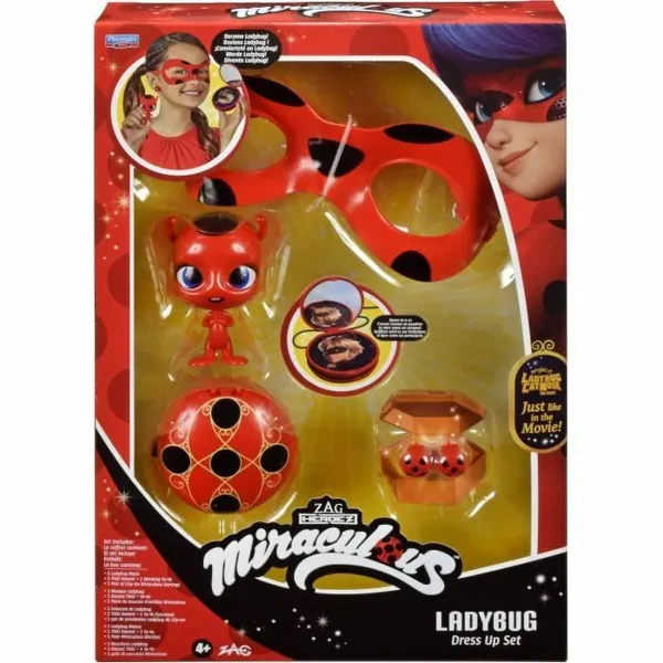 Маскарадные костюмы для детей Bandai Miraculous Ladybug Красный rouge LadyBug