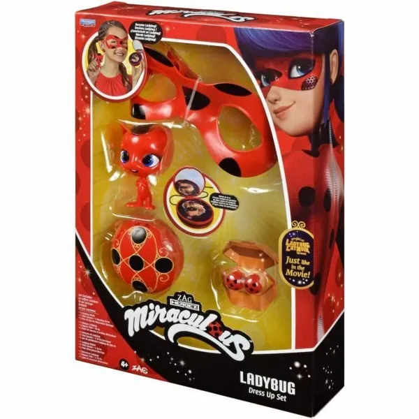 Маскарадные костюмы для детей Bandai Miraculous Ladybug Красный rouge LadyBug