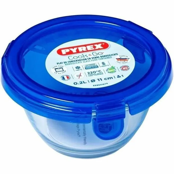 Maisto konservavimo konteineris Pyrex