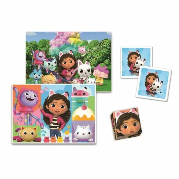 Interactive Toy for Babies Clementoni Edukit 4 en 1 Gabby y la casa mágica