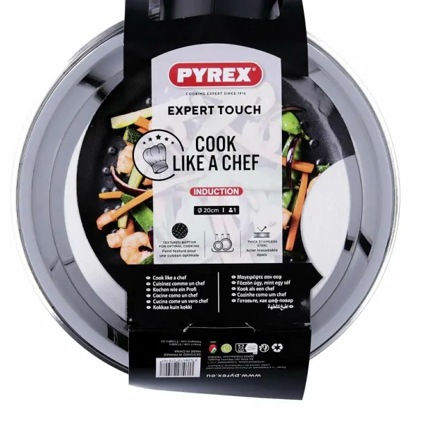 Vokpanna Pyrex Melns Alumīnijs