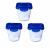 Padažinių rinkinys Pyrex Skaidrus 3 Dalys