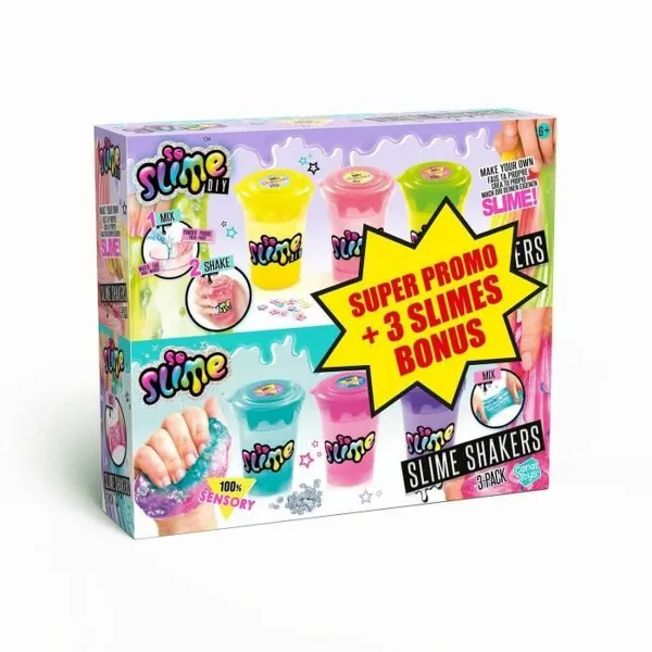 Modelēšanas Māla Spēle Canal Toys Agitadores de slime 3 + 3 extra