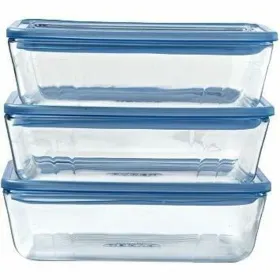 Набор судков Pyrex Синий Прозрачный 800 ml 3 Предметы