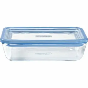 Set of lunch boxes Pyrex Blue Transparent 800 ml 3 Pieces