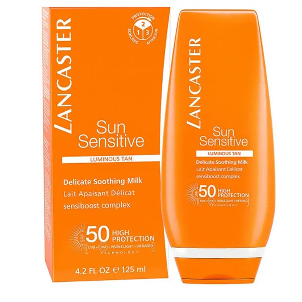 Lancaster Sun Sensitive Delicate Softening Milk Spf50 125ml