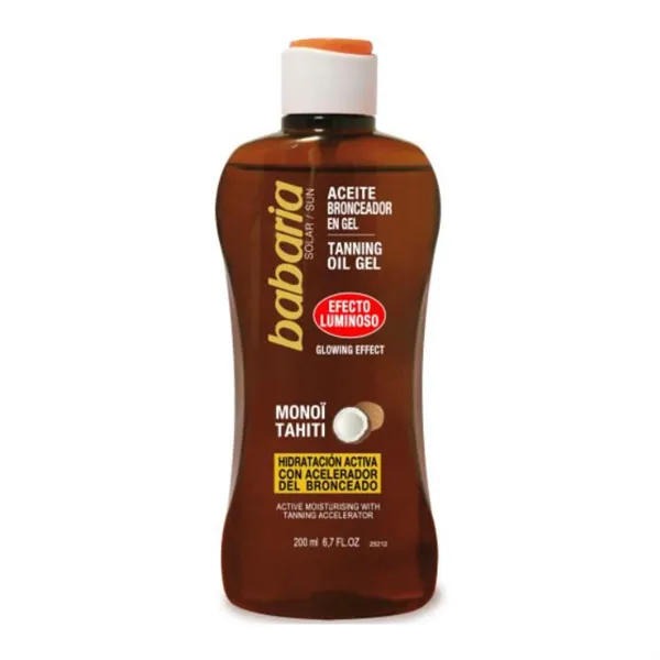 Babaria Tanning Oil Gel Glowing Effect 200ml 