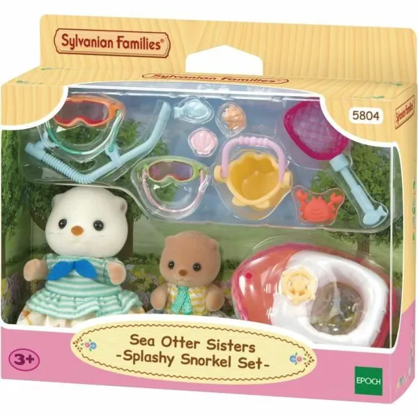 Sujungiama dalis Sylvanian Families Las hermanas nutrias marinas gyvūnai