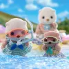 Сочлененная фигура Sylvanian Families Las hermanas nutrias marinas Животные