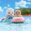 Figuuri, jossa liikkuvat raajat Sylvanian Families Las hermanas nutrias marinas eläimet