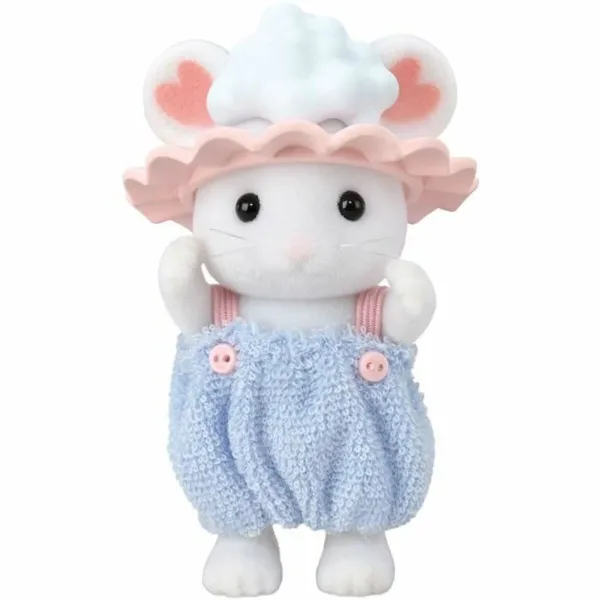 Figuuri, jossa liikkuvat raajat Sylvanian Families Baño de malvaviscos de los hermanos ratones eläimet
