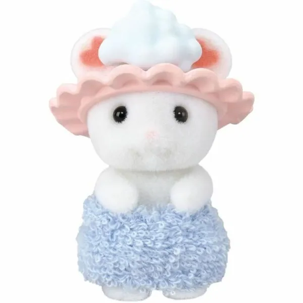 Figuuri, jossa liikkuvat raajat Sylvanian Families Baño de malvaviscos de los hermanos ratones eläimet