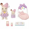 Jointed Figure Sylvanian Families Las hermanas conejitas de chocolate: hora de dormir Girl