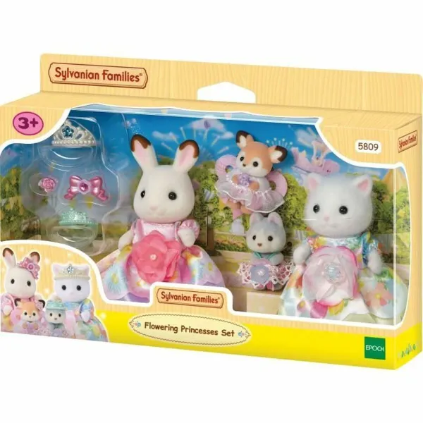 Сочлененная фигура Sylvanian Families Princesas con vestidos de flores Принцесса