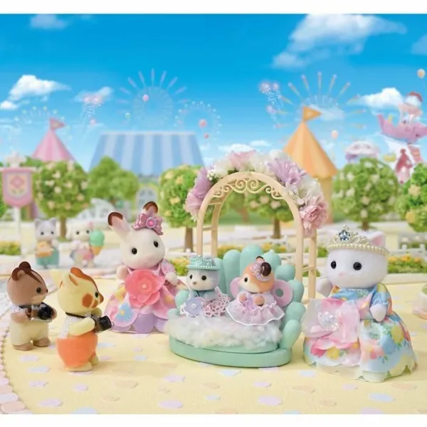 Сочлененная фигура Sylvanian Families Princesas con vestidos de flores Принцесса