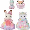 Сочлененная фигура Sylvanian Families Princesas con vestidos de flores Принцесса
