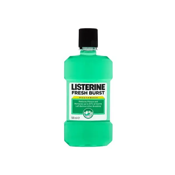 Listerine Fresh Burst Mouthwash 500ml