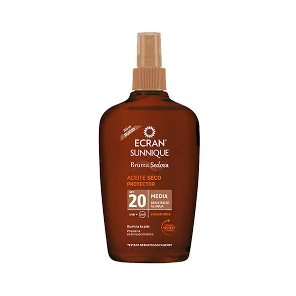 Ecran Sunnique Silky Mist Dry Oil Protector Spf20 200ml 