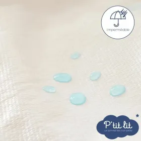 Cot protector P'TIT LIT 70 x 140 cm White 25 Pieces (25 Units)