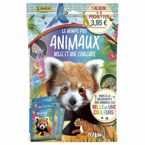 Lipdukų albumas Panini Animaux
