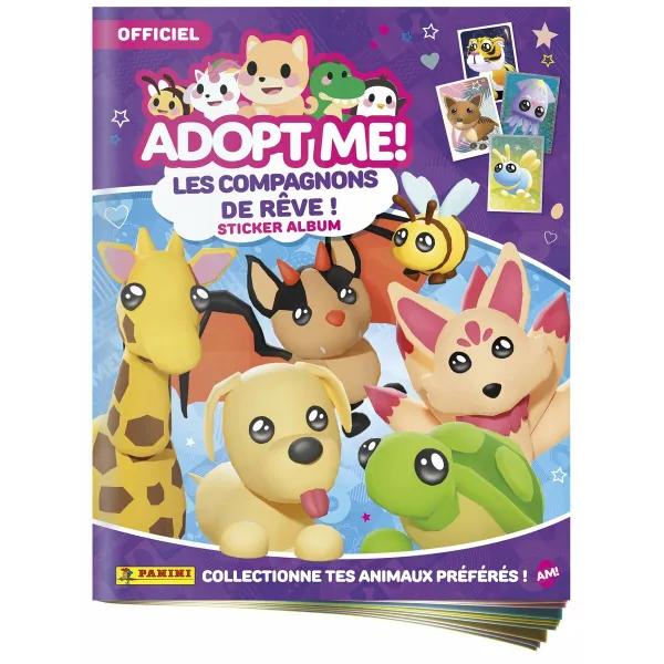 Lipdukų pakuotė Panini ¡Adoptame! Roblox